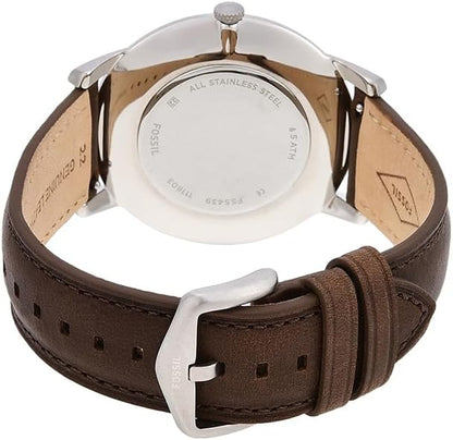 HOTFossil Men's Minimalist Quartz Stainless Steel Three-Hand Watch for Men