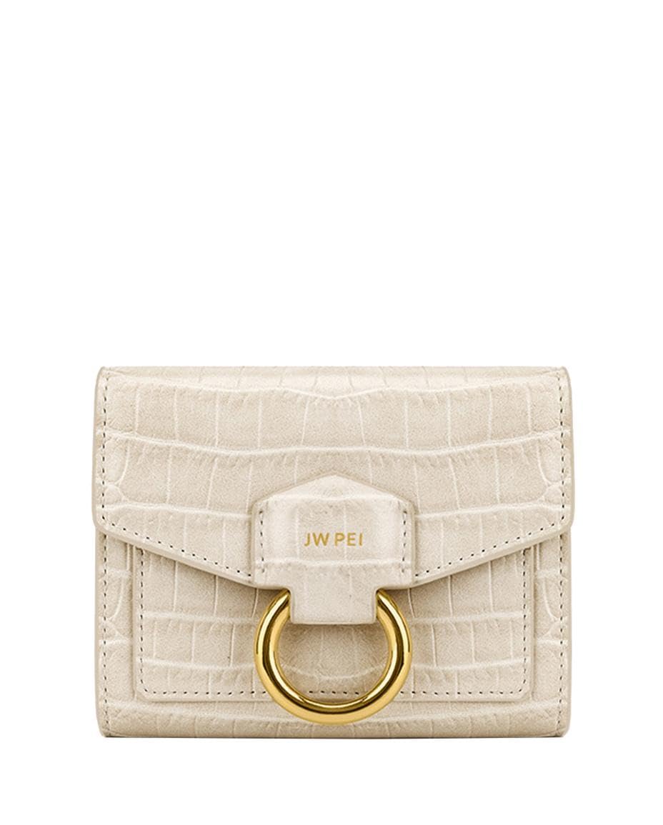 HOTJW PEI Stella Wallet - Ivory Croc