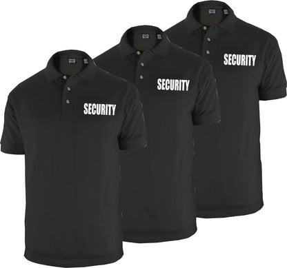 HOTFirst Class Poly Cotton Tactical Polo Shirts - Security Guard Officer Shirt