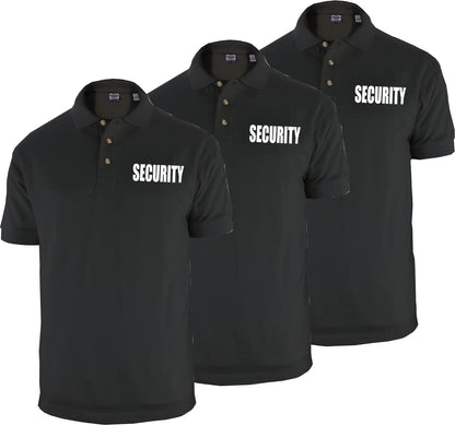 HOTFirst Class Poly Cotton Tactical Polo Shirts - Security Guard Officer Shirt