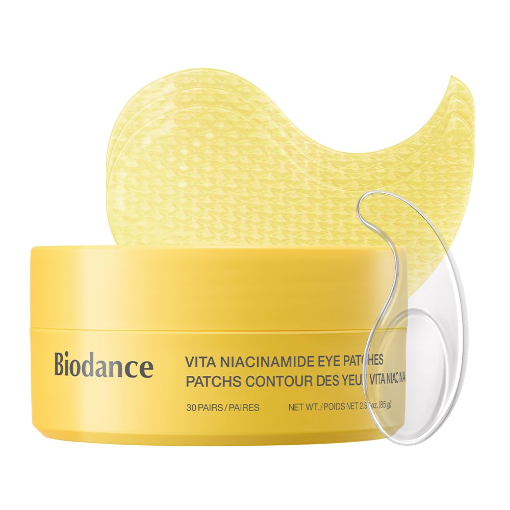 HOTBIODANCE Collagen Peptide Eye Patches, Anti Wrinkle & Smile Line Patches for Face, Under Eye Mask for Fine Lines & Eye Bags, Travel Essentials & Self Care Gifts for Women, Korean Skin Care (60 Count)