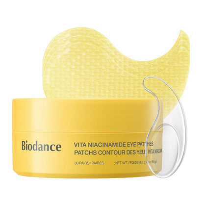 HOTBIODANCE Collagen Peptide Eye Patches, Anti Wrinkle & Smile Line Patches for Face, Under Eye Mask for Fine Lines & Eye Bags, Travel Essentials & Self Care Gifts for Women, Korean Skin Care (60 Count)