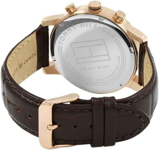 HOTTommy Hilfiger Men’s Quartz Analog Sophisticated Sport Watch, 44mm