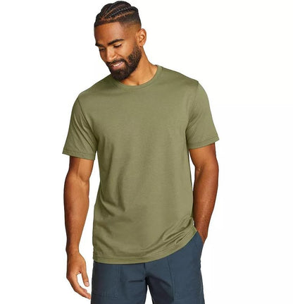 HOTEddie Bauer Men's Legend Wash Classic Short Sleeve Cotton Tee Crewneck T-Shirt
