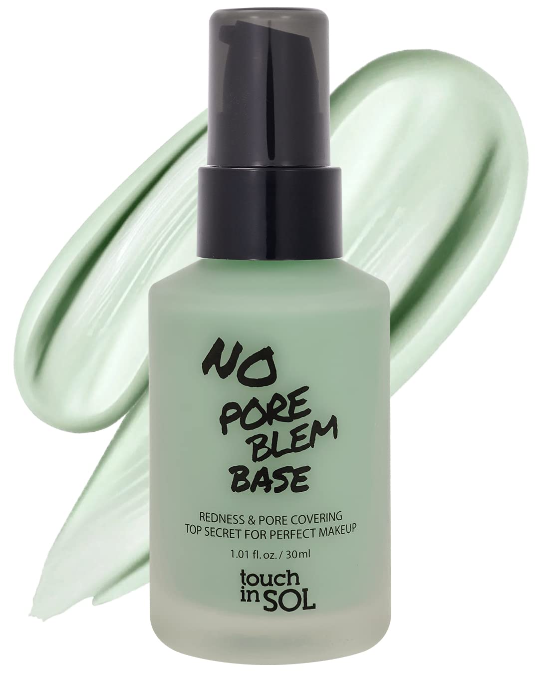 HOTTOUCH IN SOL No Poreblem Primer – Pore Primer for Korean Makeup, Mattifying Primer for Oily Skin, Pore Eraser for Large Pores, Blurring Finish from K Beauty (1.01 fl.oz/30ml)