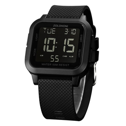 HOTMens Digital Watches for Men Waterproof Large Square Wrist Watch | Big face wristwatch for women, Simple work watches for men,Reloj para hombre,Chronograph,Alarm,Stopwatch,Dual Time,Date,Light