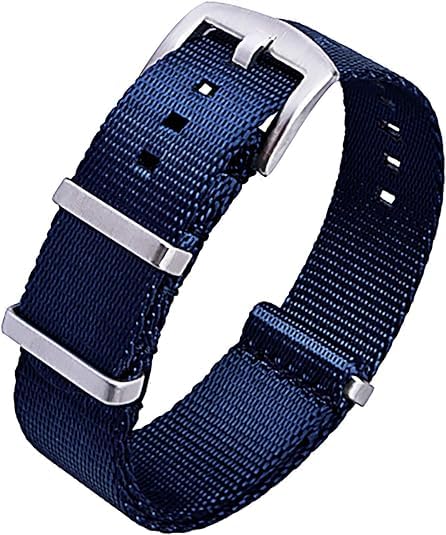 HOTRitche Military Ballistic Nylon Watch Strap with Heavy Buckle 18mm 20mm 22mm Premium Nylon Watch Bands for Men Women