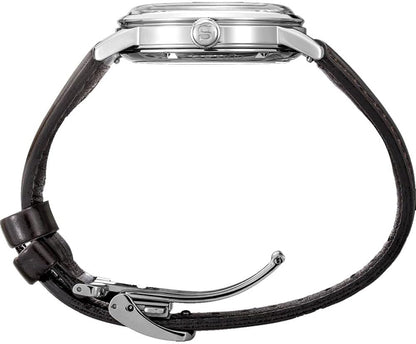 HOTSEIKO Presage Cocktail Time Automatic Watch for Men | Patterned & Gradated Dial, Golden Numerals and Date Calendar, 50m Water-Resistant, 41-Hour Power Reserve