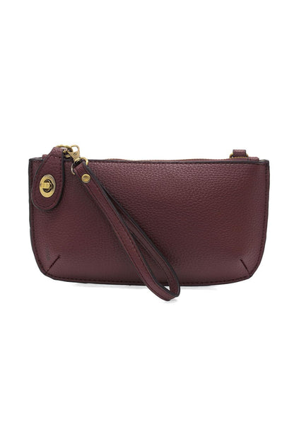 HOTJoy Susan Women's Fashion Purse Mini Crossbody Wristlet Clutch Handbag - Stone