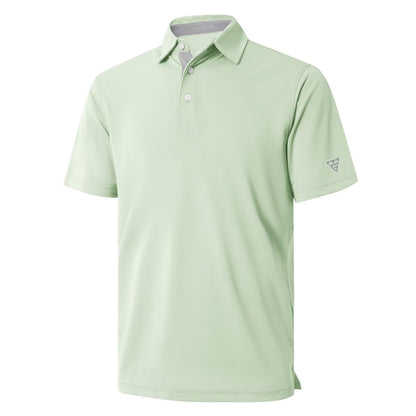 HOTMens Golf Shirt Short and Long Sleeve Moisture Wicking Dry Fit Performance Solid Casual Pique Golf Polo Shirts for Men