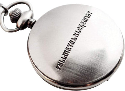 HOTBOSHIYA Fullmetal Alchemist Pocket Watch with Chain Box for Cosplay Accessories Anime Merch