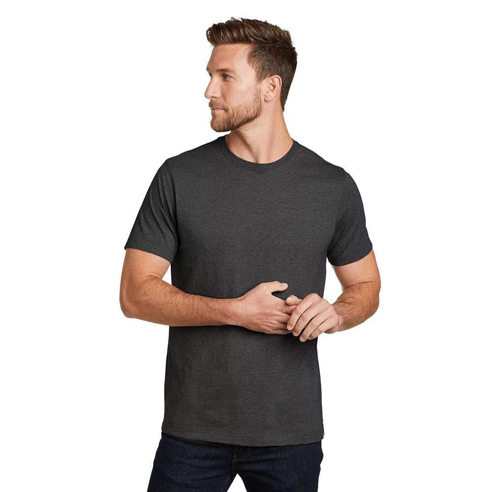 HOTEddie Bauer Men's Legend Wash Classic Short Sleeve Cotton Tee Crewneck T-Shirt