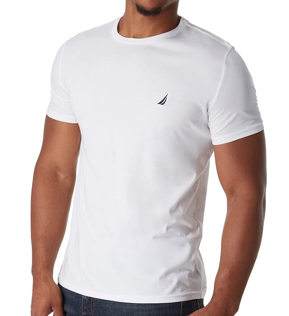 HOTNautica Men's Short Sleeve Solid Crew Neck T-Shirt Shirt