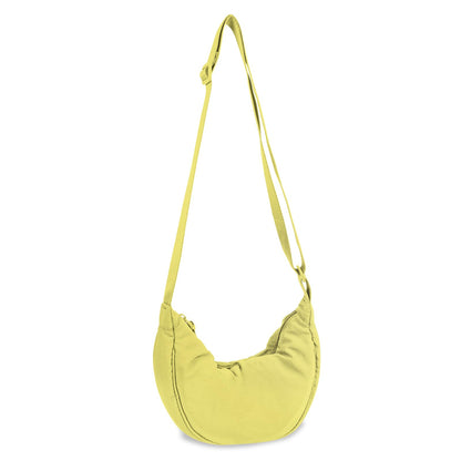 HOTNylon Crescent Crossbody Bag for Women Purses Trendy Men,Small Travel Sling Bag Hobo