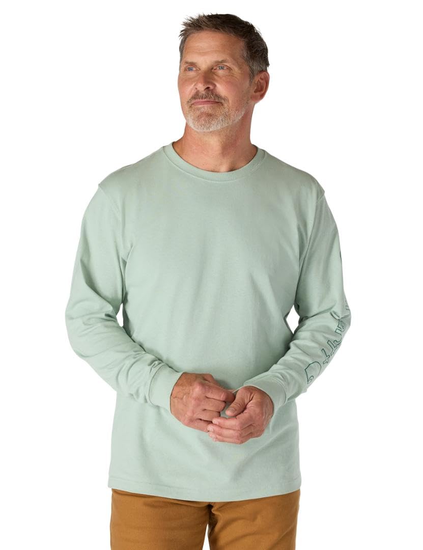 HOTCarhartt Men's Dearborn Loose Long-Sleeve Logo T-Shirt Closeout