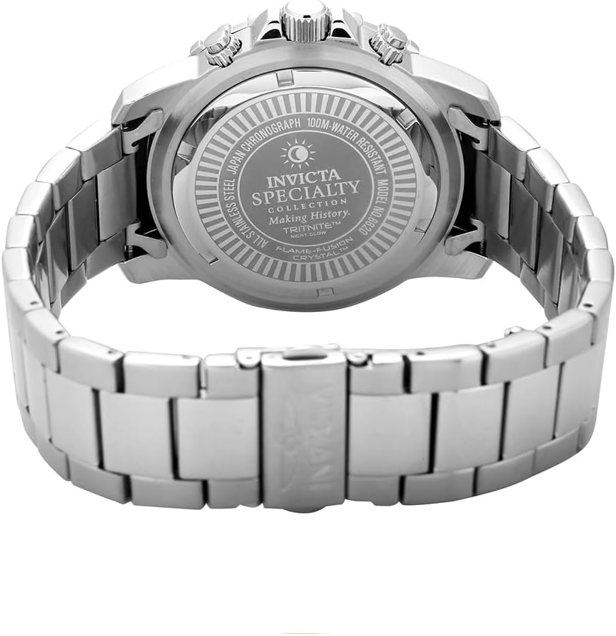 HOTInvicta Men's 1326 Invicta II Chronograph Black Dial Two-Tone Stainless Steel Watch