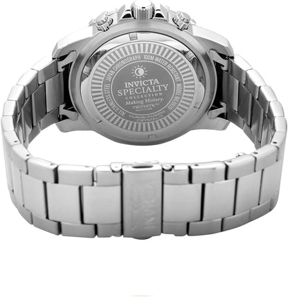 HOTInvicta Men's 1326 Invicta II Chronograph Black Dial Two-Tone Stainless Steel Watch