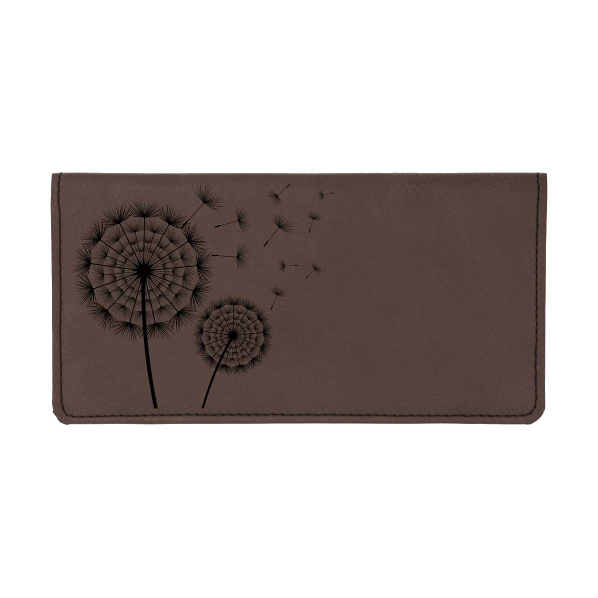 HOTCAROUSELCHECKS Make A Wish Laser Engraved Leatherette Checkbook Cover