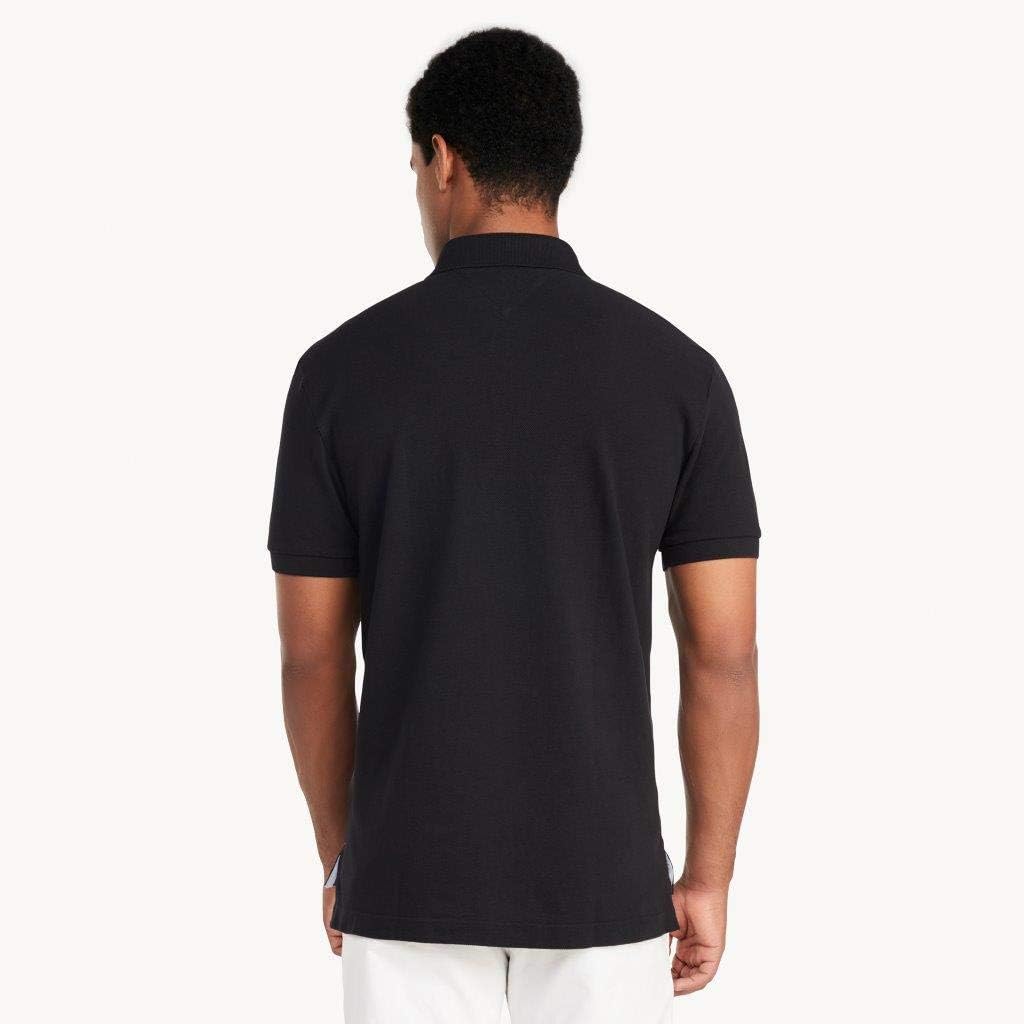 HOTTommy Hilfiger Men's Short Sleeve Cotton Pique Polo Shirt in Classic Fit