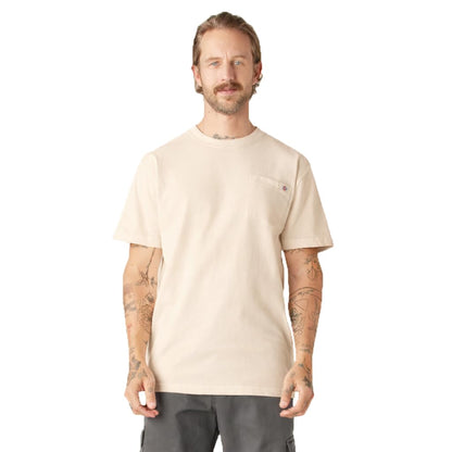 HOTDickies Men's Heavyweight Heathered Short Sleeve Pocket T-Shirt
