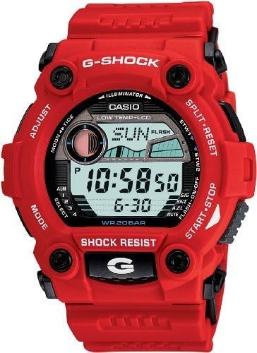 HOTCasio Men's G7900A-4 G-Shock Rescue Red Digital Sport Watch