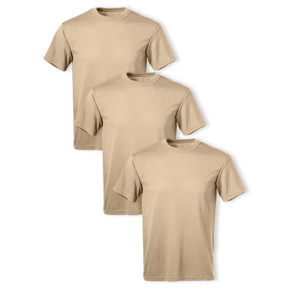 HOTSoffe Men's 3 Pack - USA Poly/Cotton Military Tee