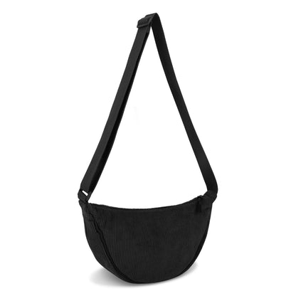 HOTNylon Crescent Crossbody Bag for Women Purses Trendy Men,Small Travel Sling Bag Hobo