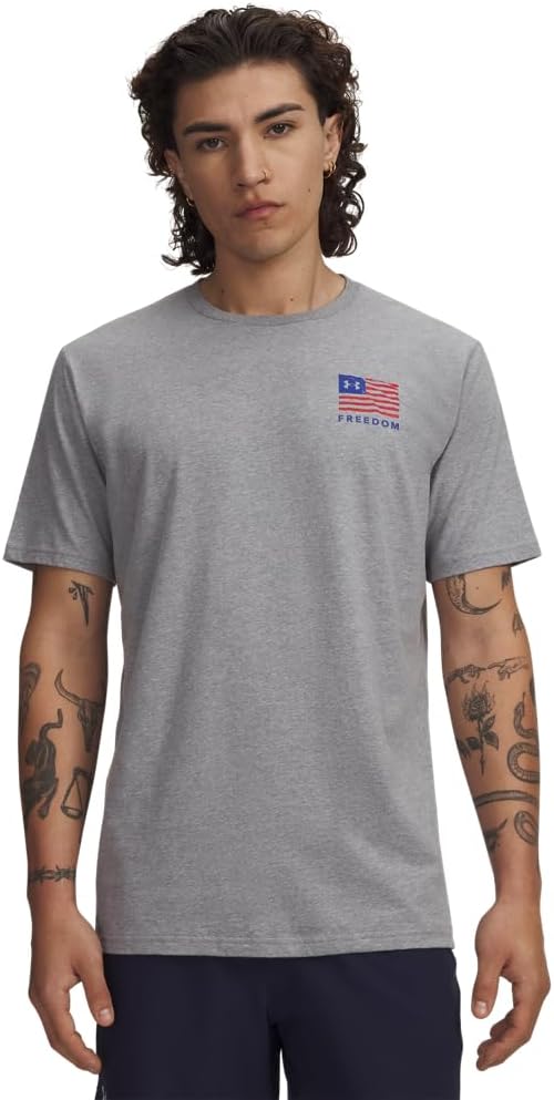 HOTUnder Armour Men's Freedom Flag Ua Short Sleeve T-Shirt
