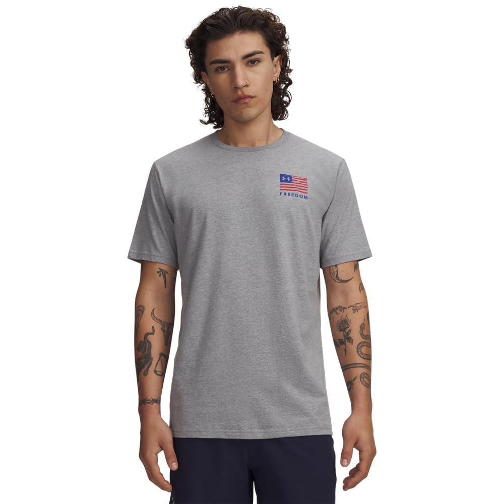 HOTUnder Armour Men's Freedom Flag Ua Short Sleeve T-Shirt