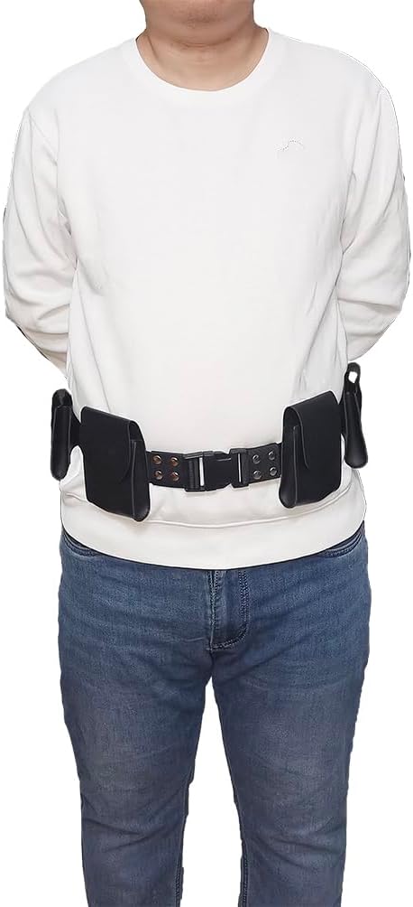HOTHalloween Costume Belt Adjustable for Cosplay Accessory Black