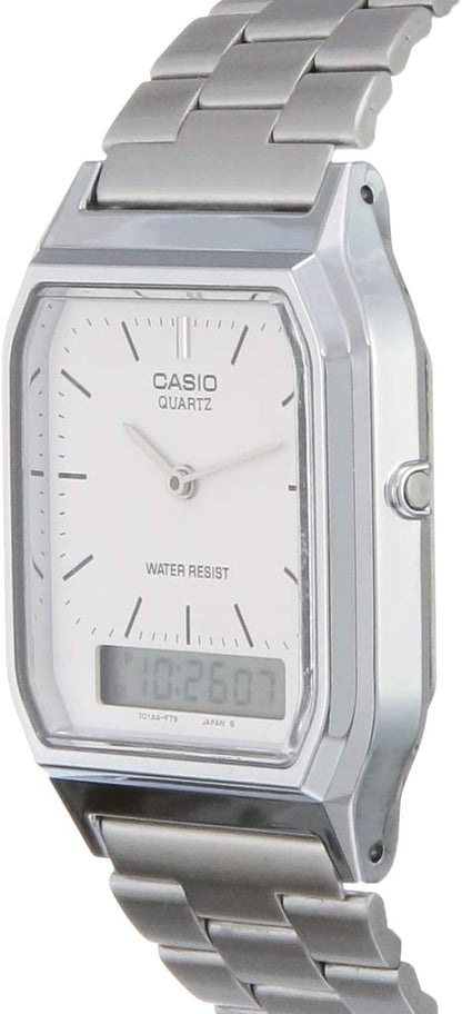 HOTCasio - Mens Watch - AQ230A7D, Silver, Core