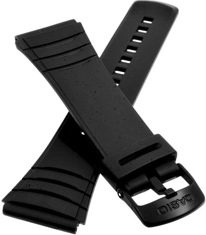 HOTCasio 10169264 Genuine Factory Replacement Resin Watch Band fits DBC-32-1A DBC-32-9A DBC-32C-1 DBC-32C-1B,Black