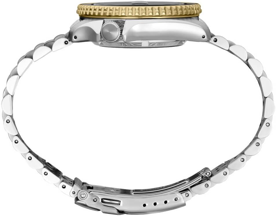 HOTSEIKO Automatic Watch for Men - 5 Sports Collection - Men's Sport Watch, Stainless Steel, GMT Hand - Water-Resistant 100M