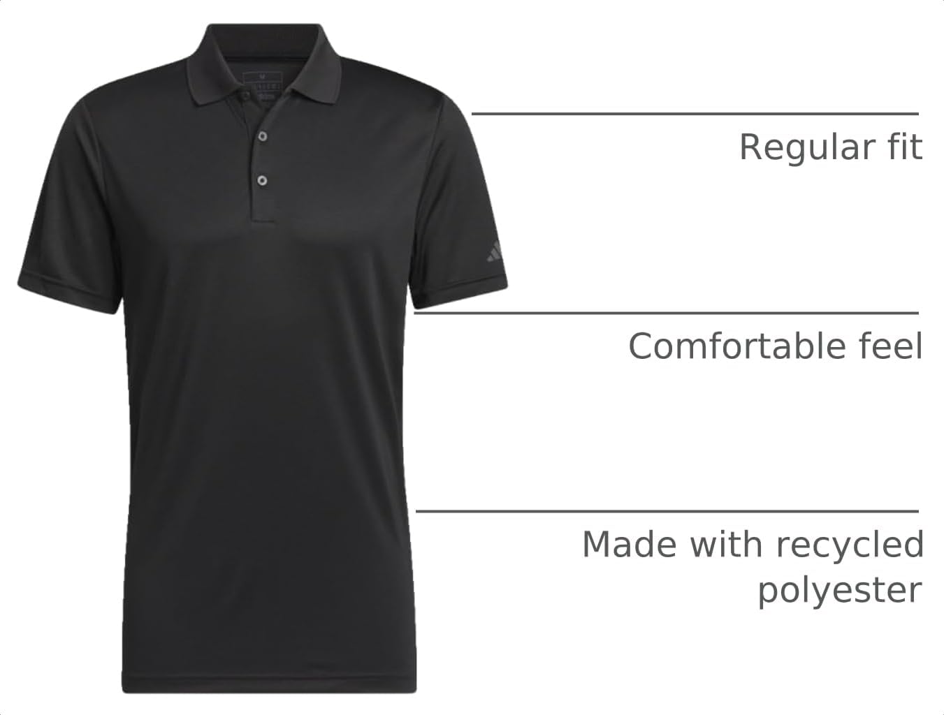 HOTadidas mens Core Performance Primegreen Polo Shirt