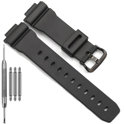 HOTReplacement Band Compatible with Casio 3232 DW9052 Men’s 200M WR Strap DW-9052 DW-004C DW-6900 GW-6900 G-2200 G-2210 Resin Bracelet 71606395