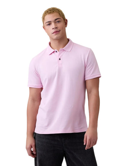 HOTGap Men's Stretch Pique Polo Shirt