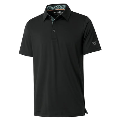 HOTMens Polo Shirts Short and Long Sleeve Casual Solid Stylish Dry Fit Performance Designed Collared Golf Polo Shirts for Men