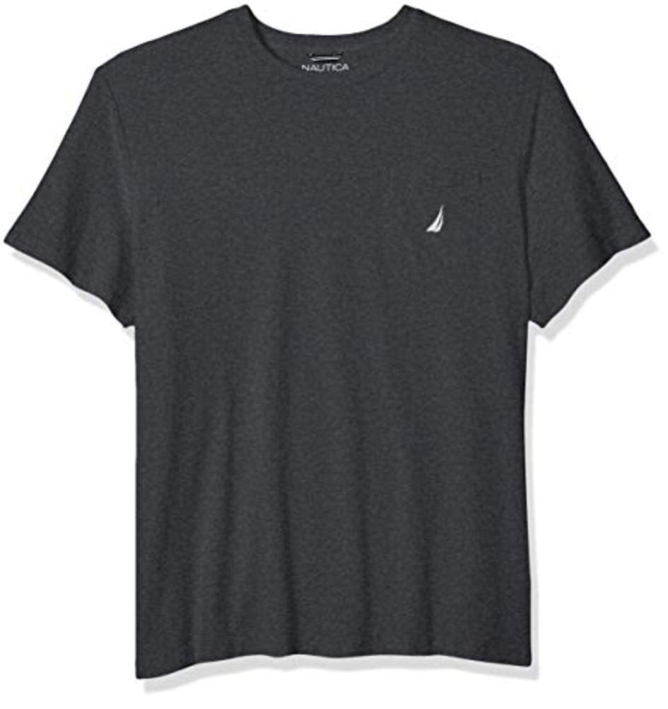 HOTNautica Men's Short Sleeve Solid Crew Neck T-Shirt Shirt