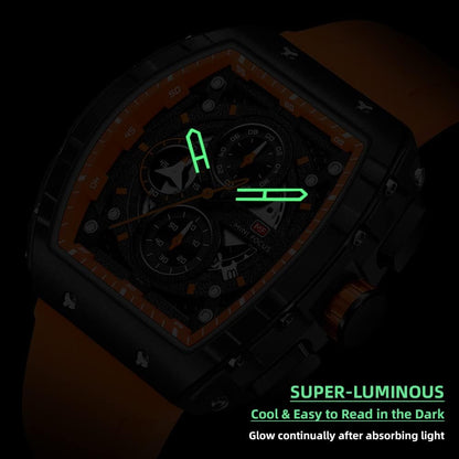 HOTMini Focus Men's Watch Fashion Sport Wrist Watches (Chronograph/Waterproof/Luminous/Calendar) Silicon Strap Quartz Watches for Men