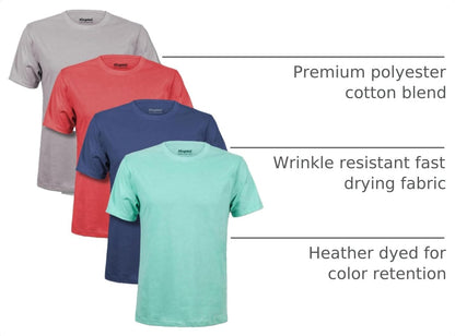 HOTKingsted T-Shirts for Men Pack - Royally Comfortable - Super Soft Premium Fabric - Well-Crafted Classic Tee
