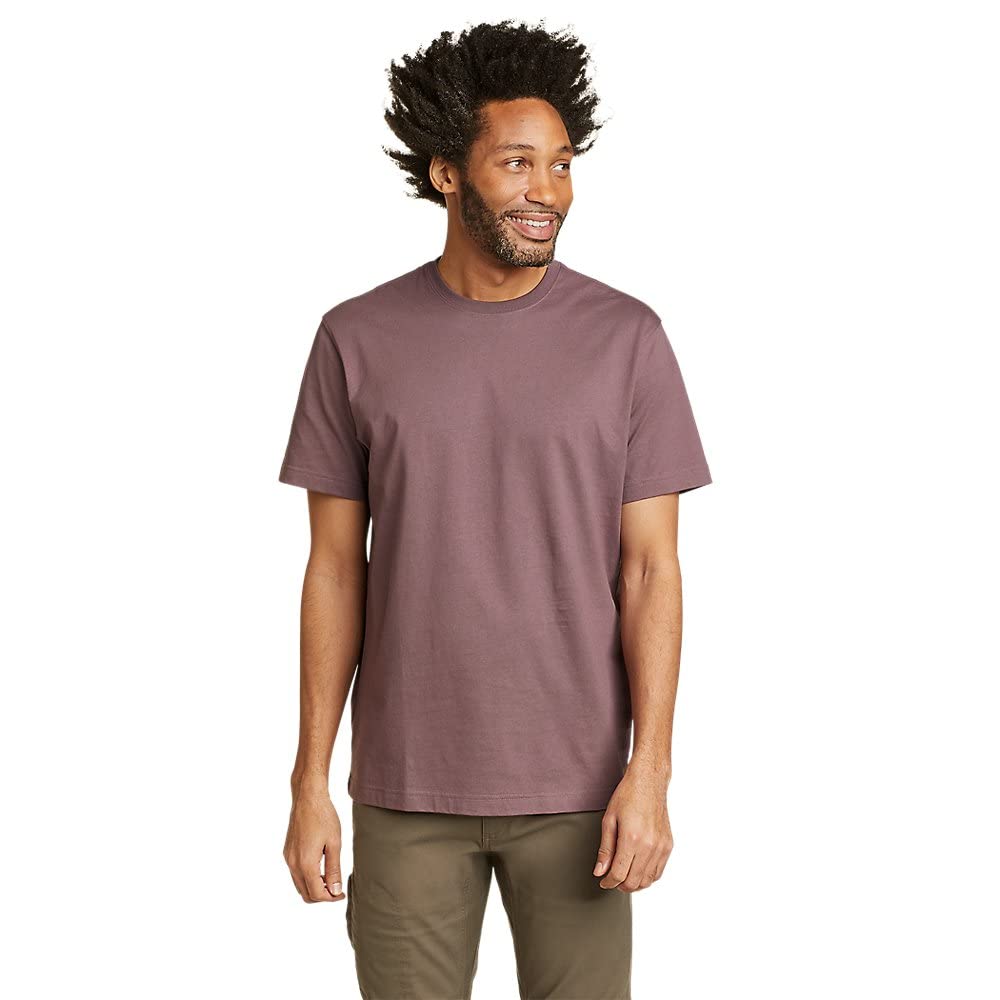 HOTEddie Bauer Men's Legend Wash Classic Short Sleeve Cotton Tee Crewneck T-Shirt