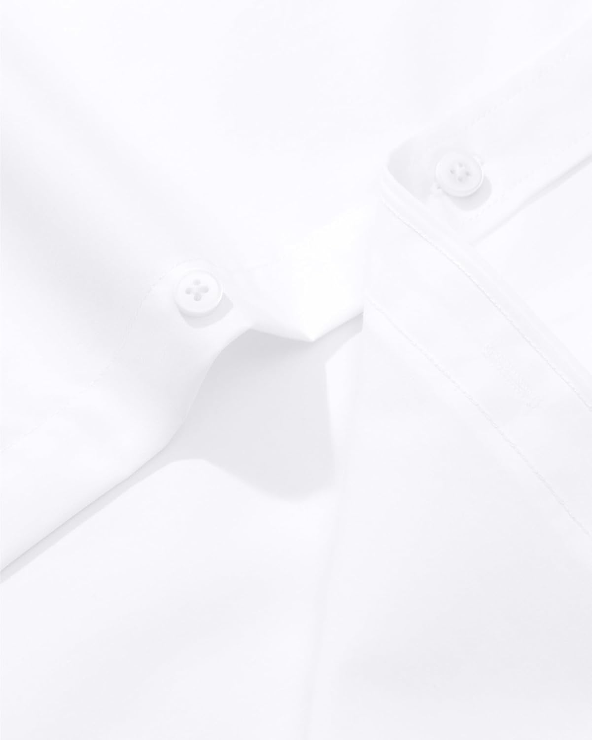 HOTAlimens & Gentle Men's Dress Shirt Regular Fit Stretch Stain Shield Long Sleeve Solid Business Wedding Button Down Shirts