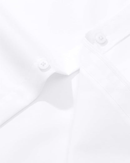HOTAlimens & Gentle Men's Dress Shirt Regular Fit Stretch Stain Shield Long Sleeve Solid Business Wedding Button Down Shirts