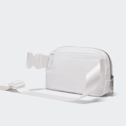 HOTPander Everywhere Belt Bag for Women, Fashion Waist Packs, Crossbody Bags, Everywhere Belt Bag with Adjustable Strap (Pure White).