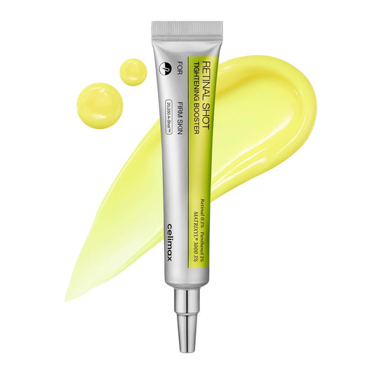 HOTcelimax The Vita A Retinal Shot Tightening Booster | 0.1% Retinal, 3% Matryxyl, High-Strength Retinoid for Anti-Aging, Pore Minimizer, Wrinkles & Fine Lines, Firmer Skin, 15ml, Korean Skin Care Gift