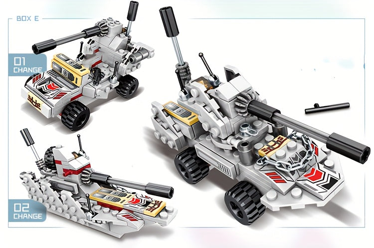 884pcs Army Marine Cruiser Warship Building Blocks Aircraft Holiday Gifts Thanksgiving, Halloween, Christmas Weapons Boat Building Blocks Ur