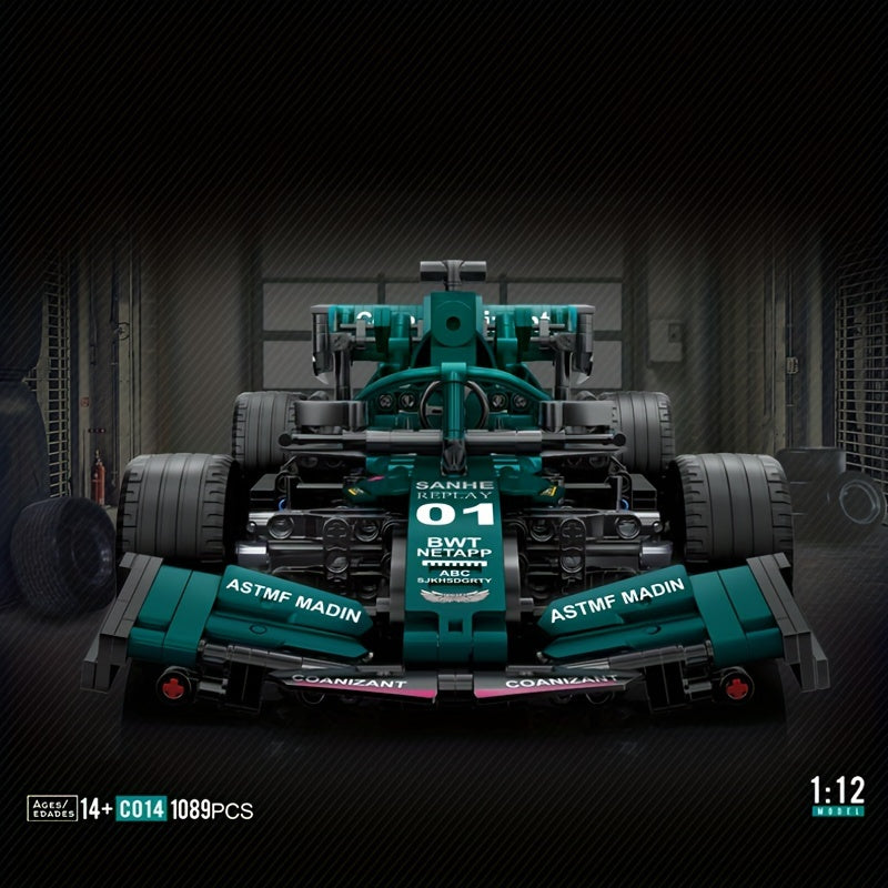 1089pcs Technical 1:12 Building Blocks, Motor Car Sport Set, Birthday Gift For Adults, Home Decor, Christmas Halloween Gift