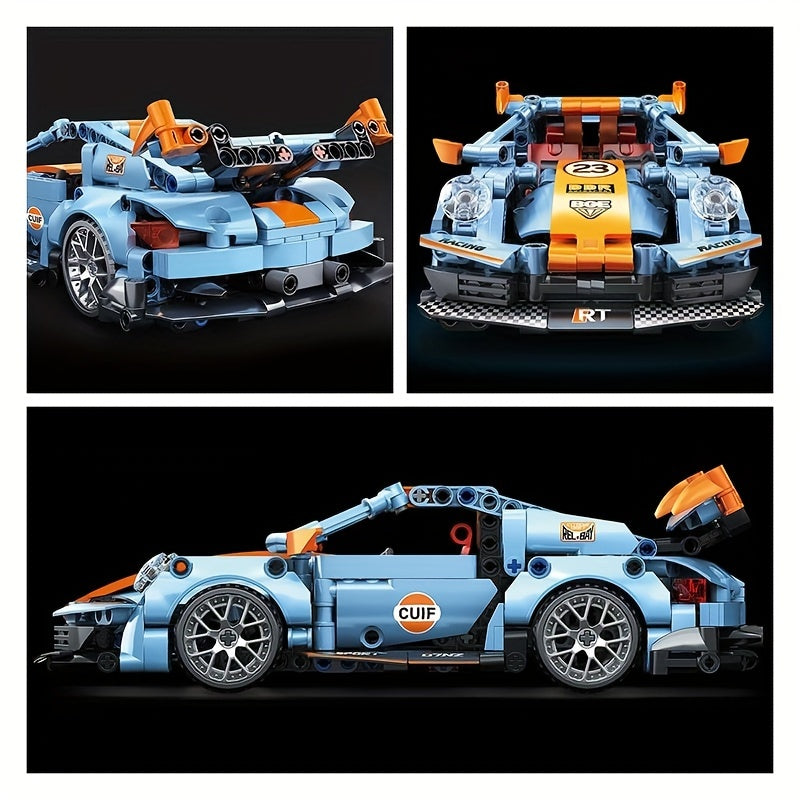 Super Racing City Speed Car Building Blocks Toy for Boys - Festive Gift Idea