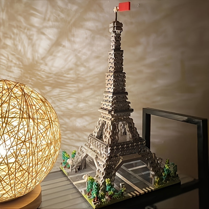 Architecture Paris Eiffel Tower Micro Blocks Set, liniBricks, 3D Puzzle Toy, Educational Toys To Explore WorldArchitecture, Building Blocks