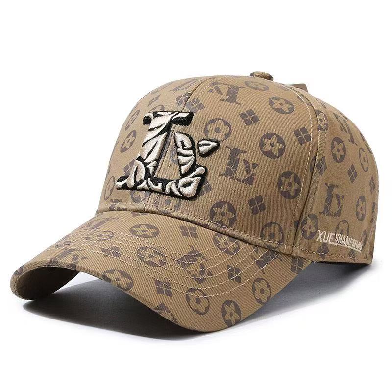 Classic Monogram Embroidered Baseball Cap, Casual Sun Protection Hat, Unisex Versatile Dad Cap